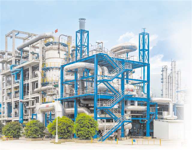 重慶華峰化工有限公司氧化亞氮分解消除裝置。（企業(yè)供圖）
