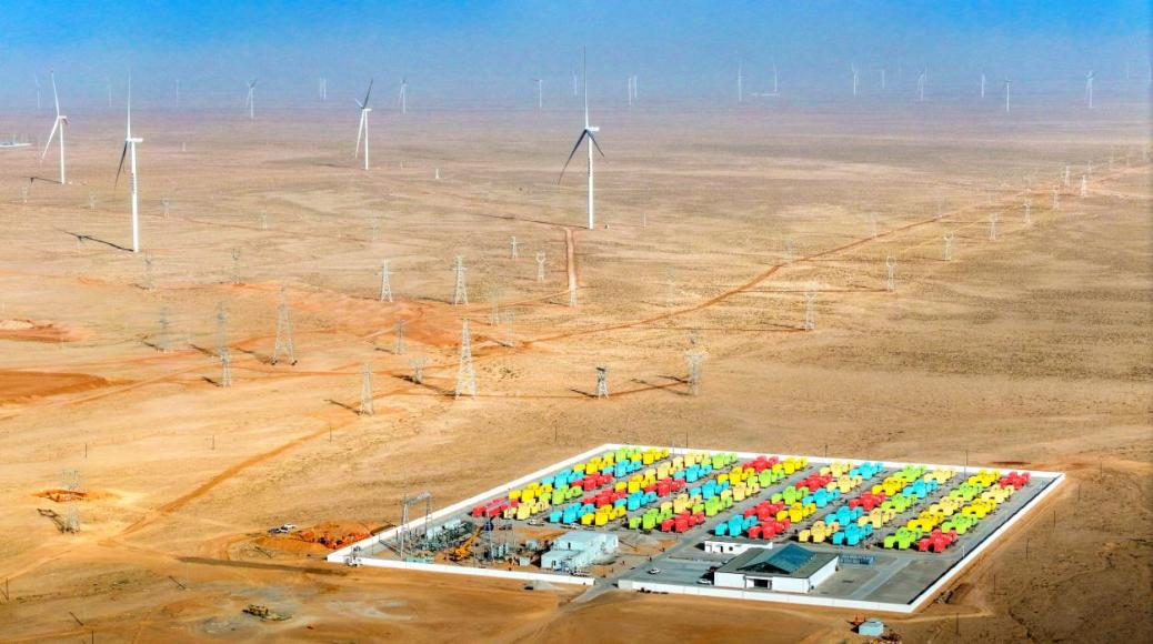 板橋羊臺(tái)山300MW/1200MW獨(dú)立共享儲(chǔ)能電站。韓甜甜攝