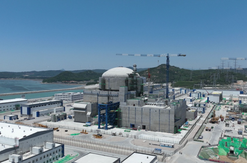 6月20日，“華龍一號(hào)”首個(gè)批量化工程漳州核電1號(hào)機(jī)組安全殼打壓試驗(yàn)圓滿成功。中核國(guó)電漳州能源供圖