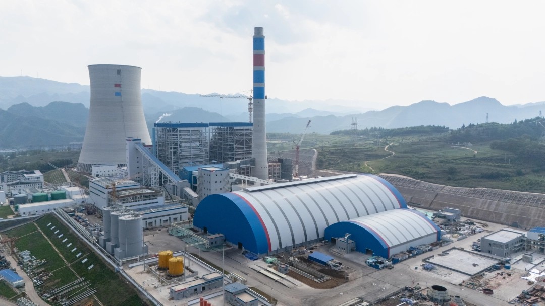 大灣低熱值煤電廠。郭立攝