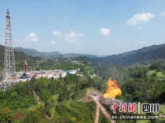 羅家寨氣田L(fēng)J22井。西南油氣田 供圖