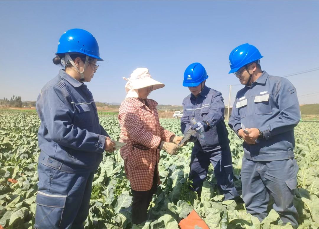 4、工作人員向農(nóng)戶宣傳安全用電知識，講解安全用電注意事項  高雄林 攝.jpg